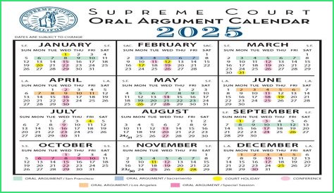 Oral Argument Calendar - William K. Nakamura Courthouse, Seattle Washington